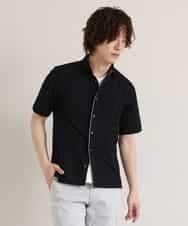 MKCGM80089 MK MICHEL KLEIN HOMME(MKミッシェルクランオム) 【涼しい/吸水速乾】クールリサイクルポリシャツ ブラック