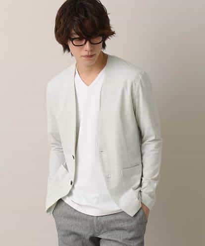 MKCGO04089 MK MICHEL KLEIN HOMME 【夏の涼羽織り】エアーメランジカーディガン
