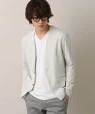 MKCGO04089 MK MICHEL KLEIN HOMME(MKミッシェルクランオム) 【夏の涼羽織り】エアーメランジカーディガン グリーン(30)
