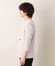 MKCGO13089 MK MICHEL KLEIN HOMME(MKミッシェルクランオム) 【夏の涼羽織り】エアーメランジカーディガン ピンク