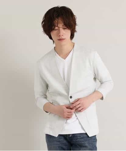 MKCGO13089 MK MICHEL KLEIN HOMME 【夏の涼羽織り】エアーメランジカーディガン