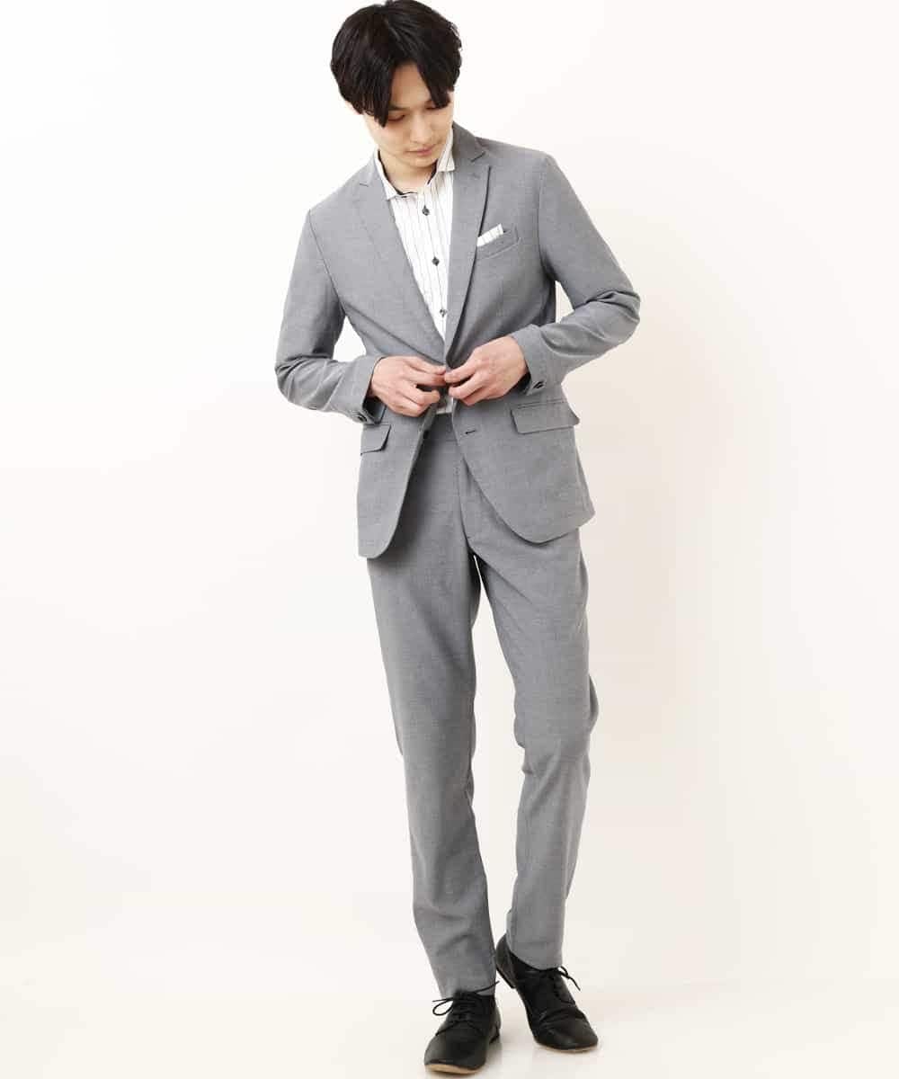 MKCGP65180 MK MICHEL KLEIN HOMME(MKミッシェルクランオム) リネンドビージャケット ブルー