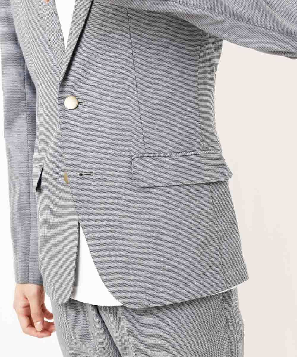 MKCGP65180 MK MICHEL KLEIN HOMME(MKミッシェルクランオム) リネンドビージャケット ブルー
