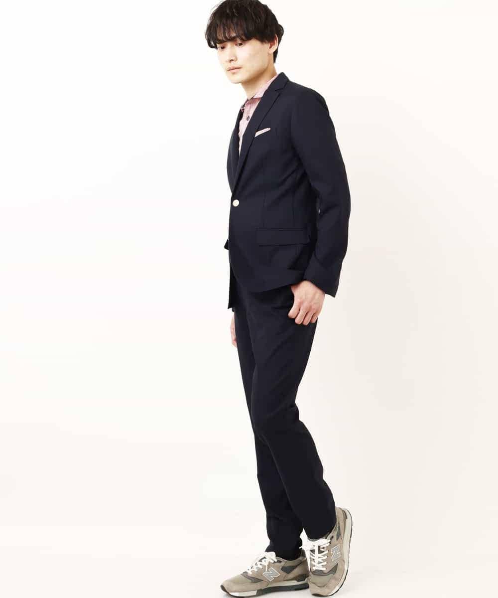 MKCGP65180 MK MICHEL KLEIN HOMME(MKミッシェルクランオム) リネンドビージャケット ネイビー