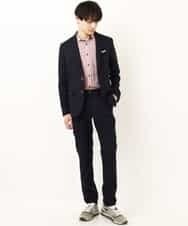 MKCGP65180 MK MICHEL KLEIN HOMME(MKミッシェルクランオム) リネンドビージャケット ネイビー