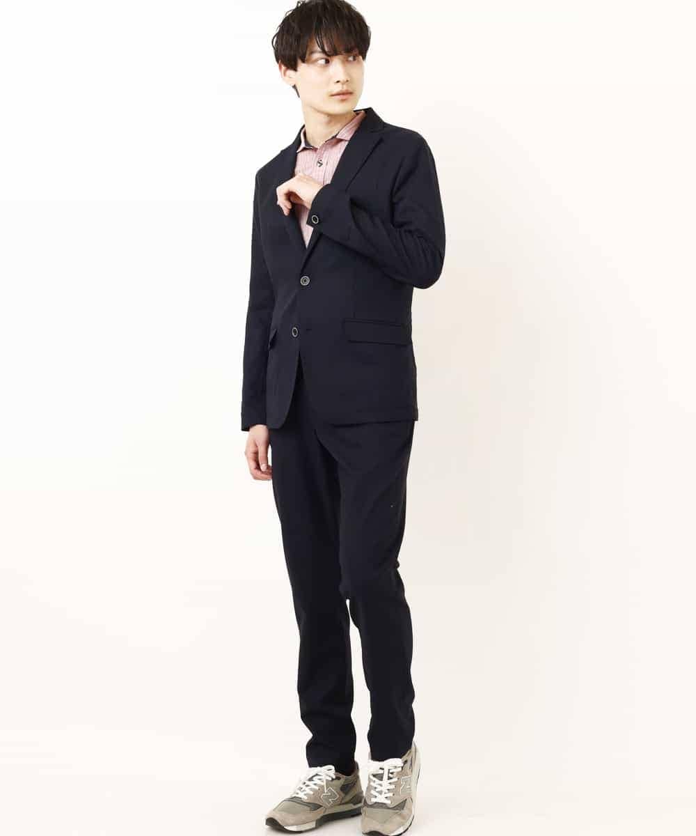 MKCGP65180 MK MICHEL KLEIN HOMME(MKミッシェルクランオム) リネンドビージャケット ネイビー