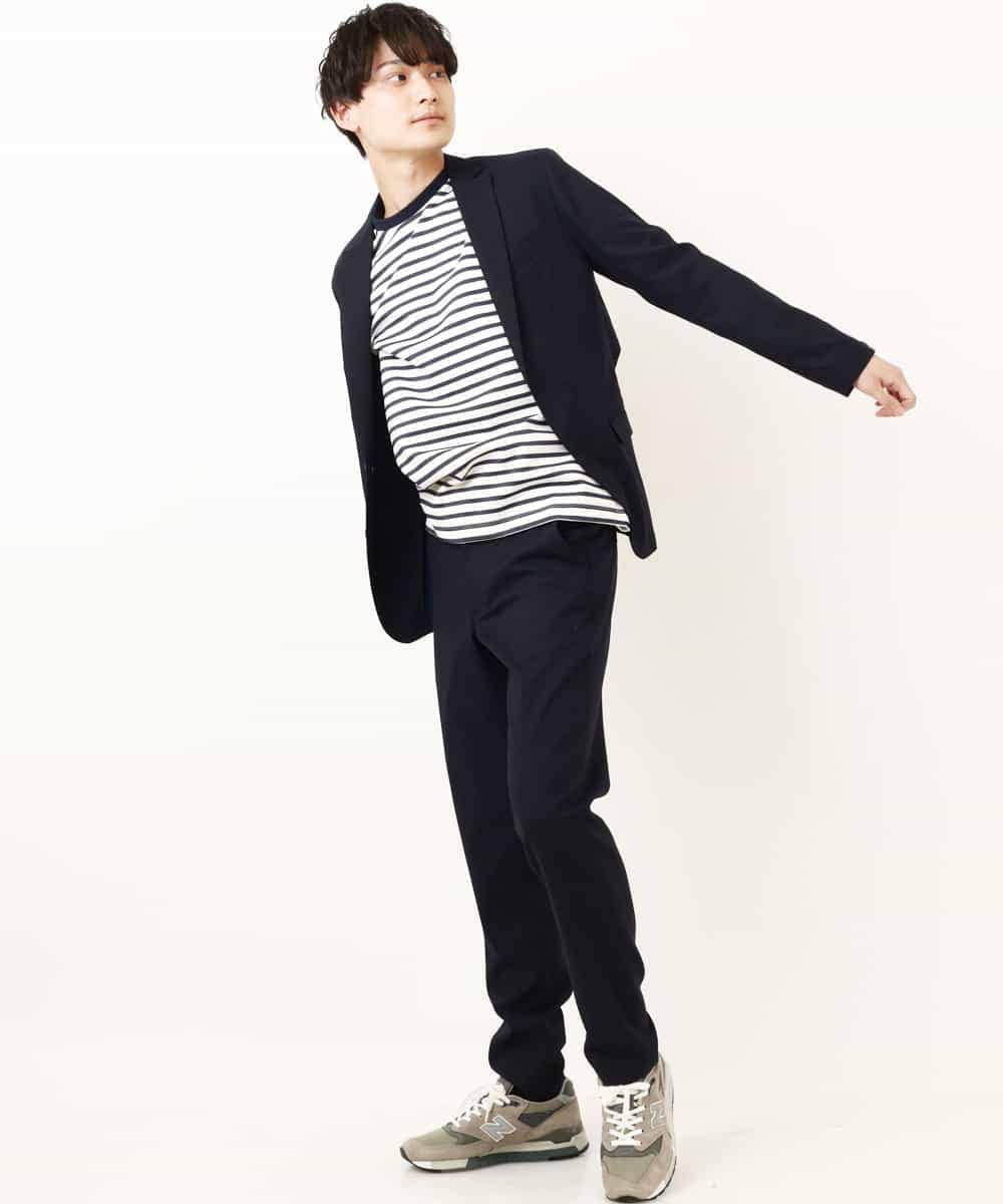 MKCGP65180 MK MICHEL KLEIN HOMME(MKミッシェルクランオム) リネンドビージャケット ネイビー