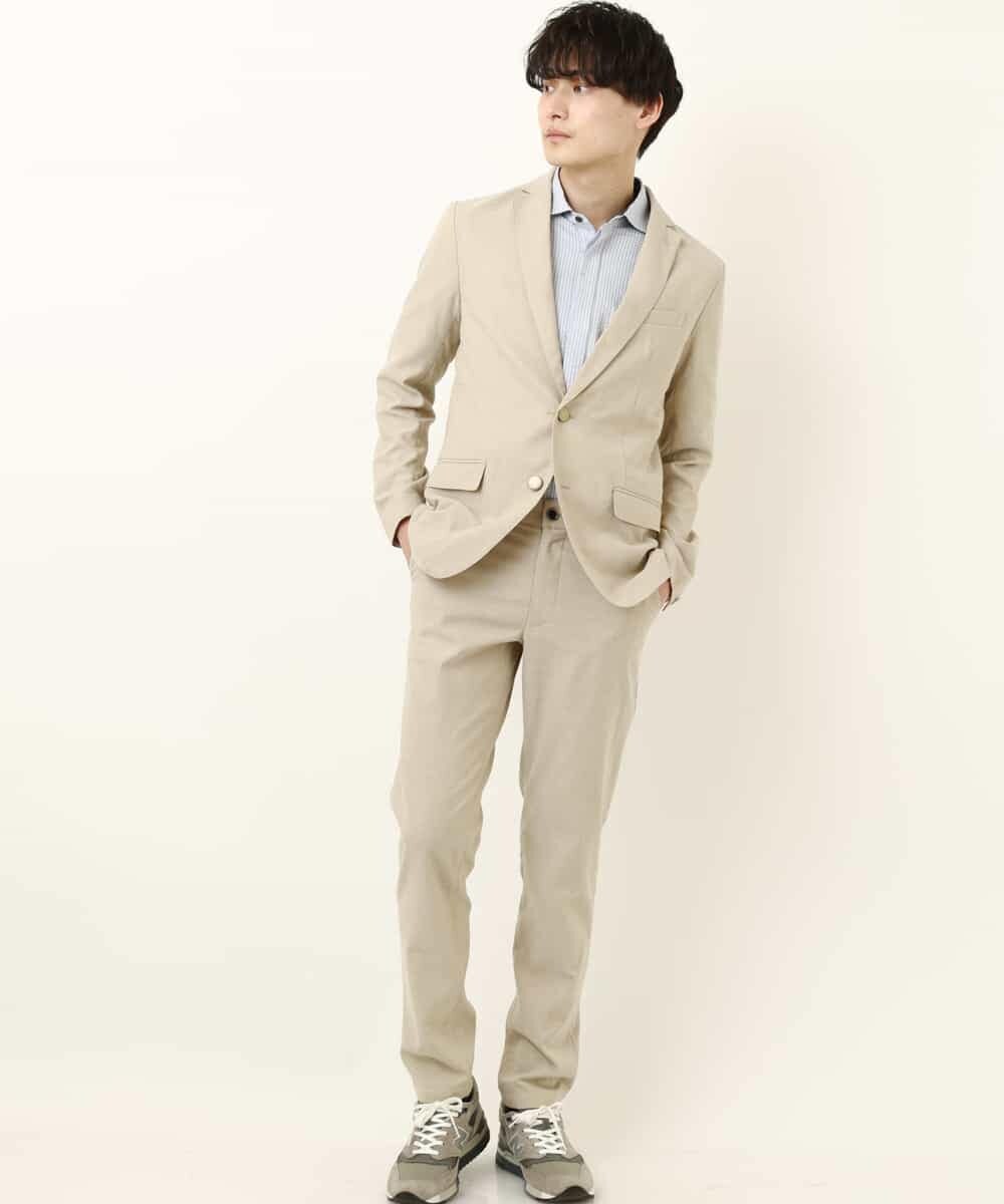 MKCGP65180 MK MICHEL KLEIN HOMME(MKミッシェルクランオム) リネンドビージャケット ベージュ