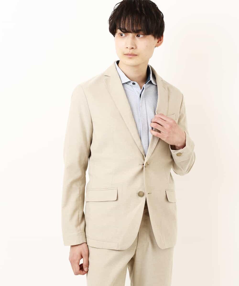 MKCGP65180 MK MICHEL KLEIN HOMME(MKミッシェルクランオム) リネンドビージャケット ベージュ