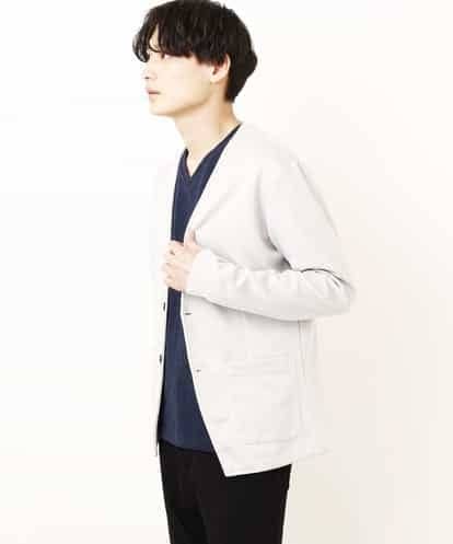MKCGR21090 MK MICHEL KLEIN HOMME ノーカラージャケット