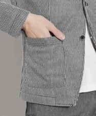 MKCGR21090 MK MICHEL KLEIN HOMME(MKミッシェルクランオム) ノーカラージャケット ブラック