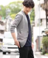 MKCGR21090 MK MICHEL KLEIN HOMME(MKミッシェルクランオム) ノーカラージャケット ブラック