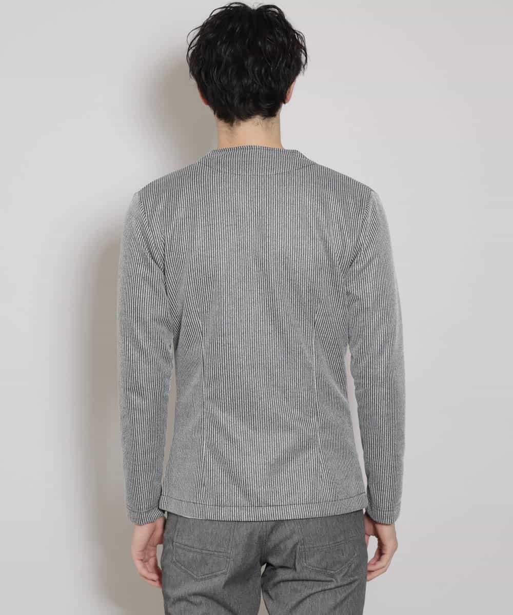 MKCGR21090 MK MICHEL KLEIN HOMME(MKミッシェルクランオム) ノーカラージャケット ブラック
