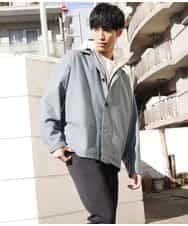 MKCGR31130 MK MICHEL KLEIN HOMME(MKミッシェルクランオム) シャツジャケット グリーン