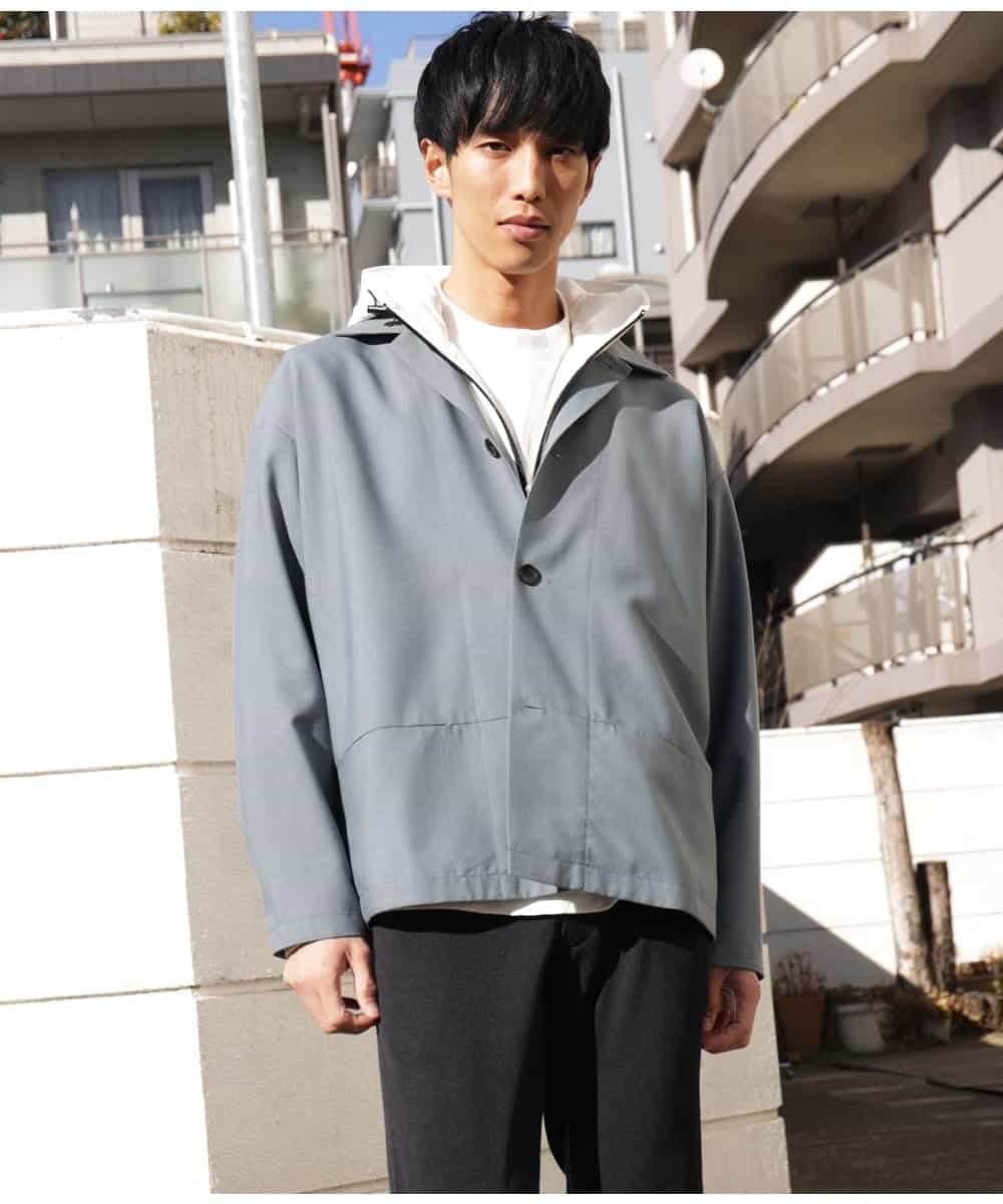 MKCGR31130 MK MICHEL KLEIN HOMME(MKミッシェルクランオム) シャツジャケット グリーン