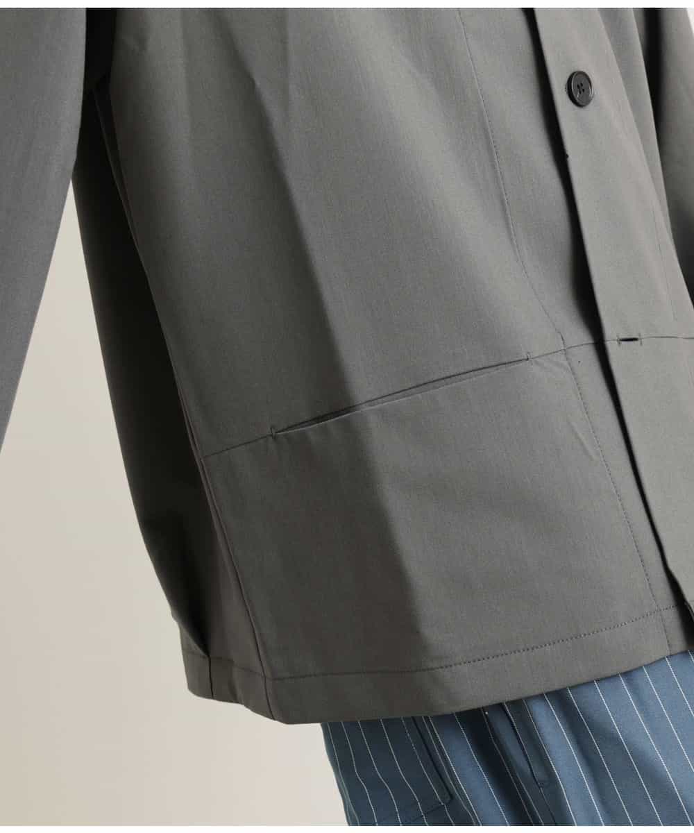 MKCGR31130 MK MICHEL KLEIN HOMME(MKミッシェルクランオム) シャツジャケット グレー