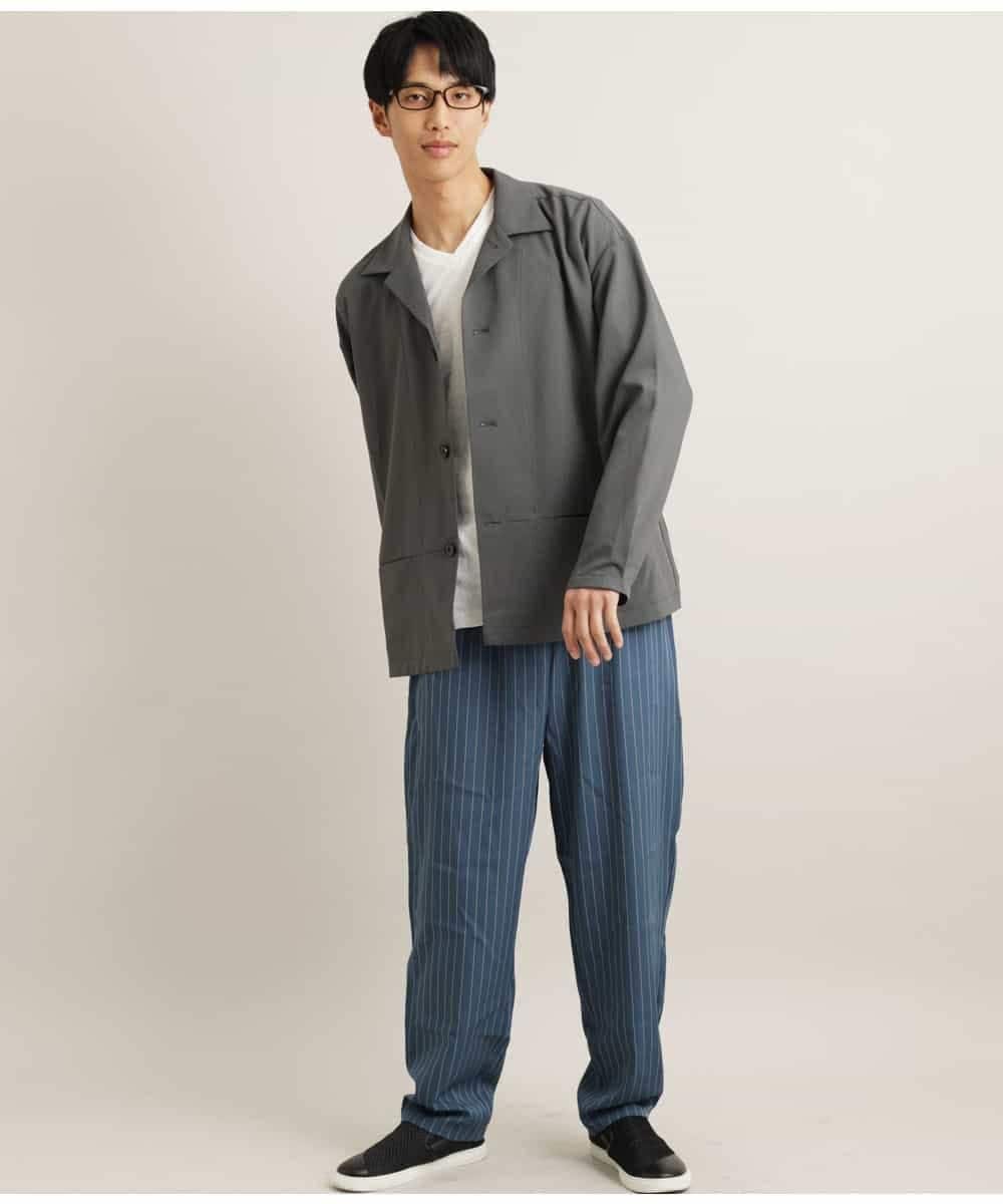 MKCGR31130 MK MICHEL KLEIN HOMME(MKミッシェルクランオム) シャツジャケット グレー
