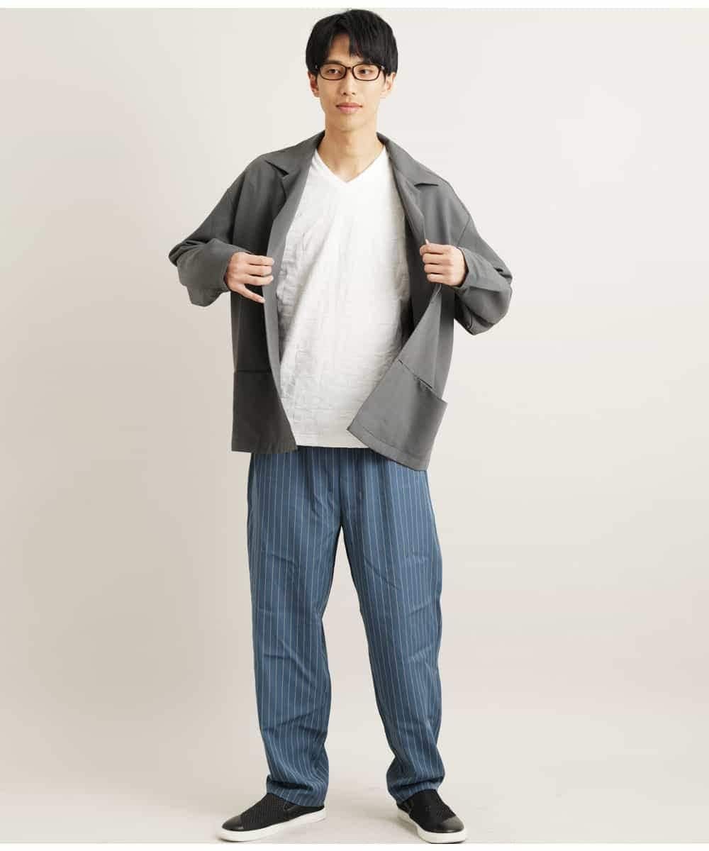 MKCGR31130 MK MICHEL KLEIN HOMME(MKミッシェルクランオム) シャツジャケット グレー
