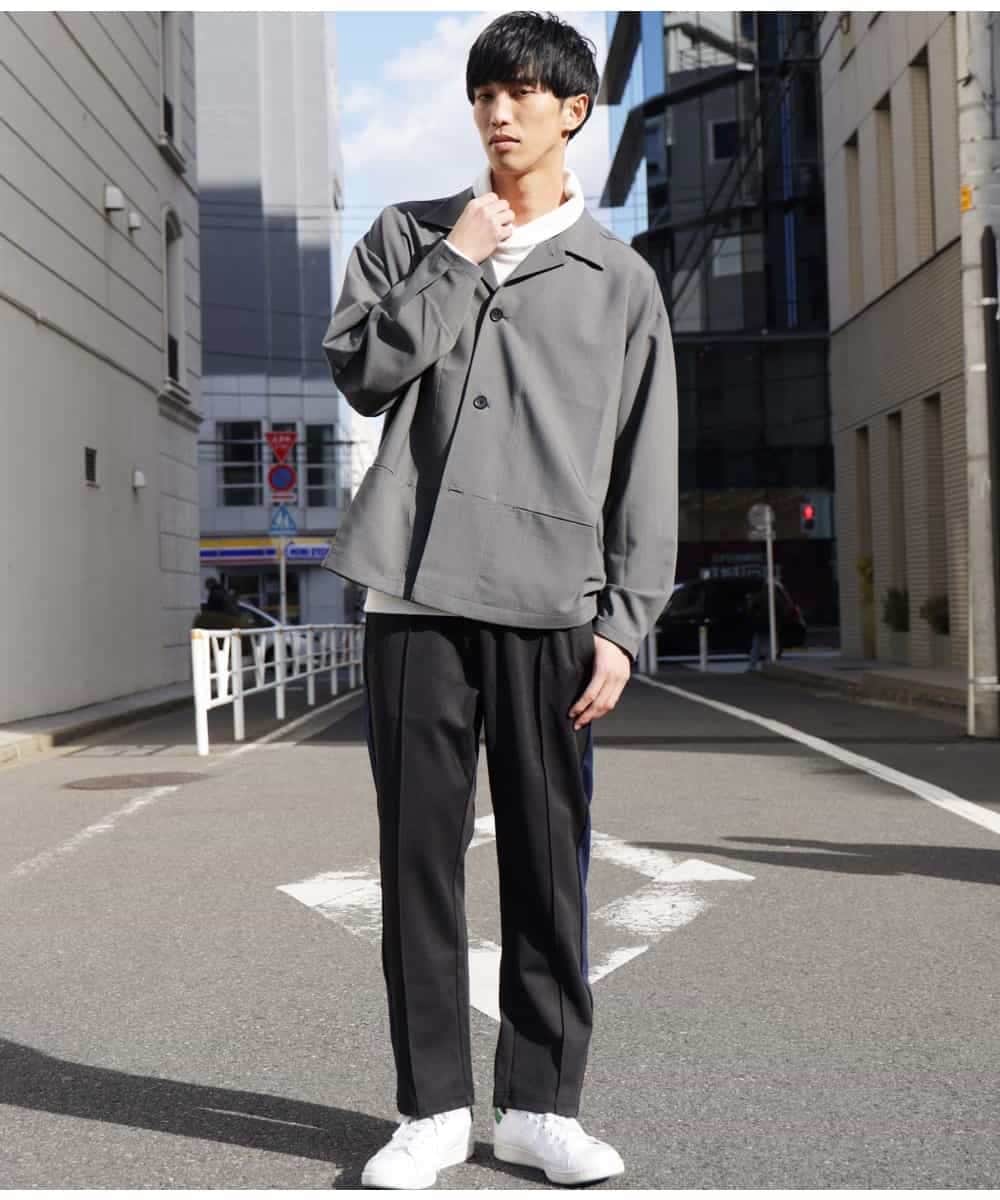MKCGR31130 MK MICHEL KLEIN HOMME(MKミッシェルクランオム) シャツジャケット グレー
