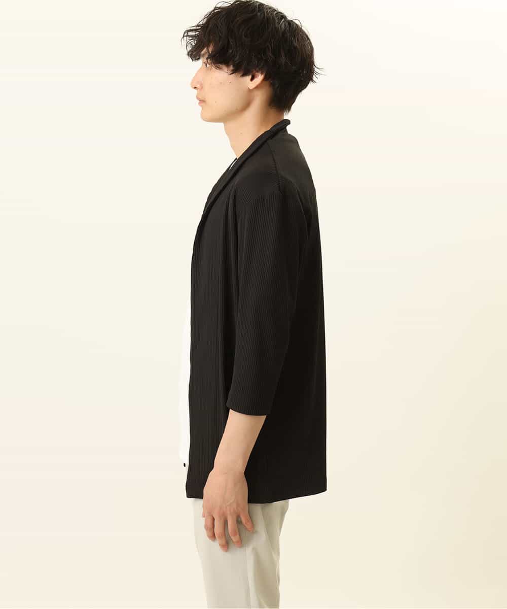 MKCGR33080 MK MICHEL KLEIN HOMME(MKミッシェルクランオム) 七分袖カーディガン ダークグレー