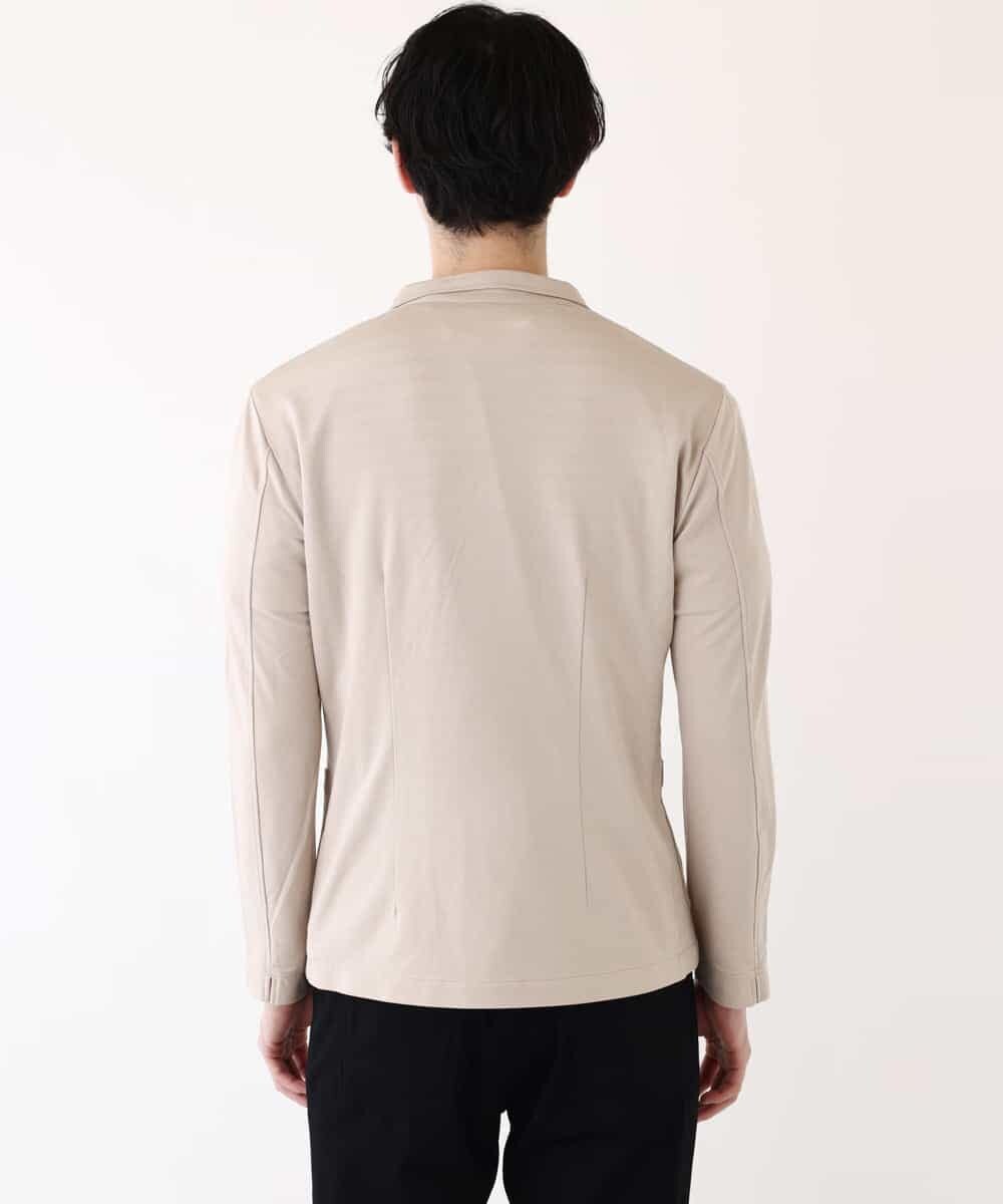 MKCGR39150 MK MICHEL KLEIN HOMME(MKミッシェルクランオム) ジャージーダブルジャケット ベージュ