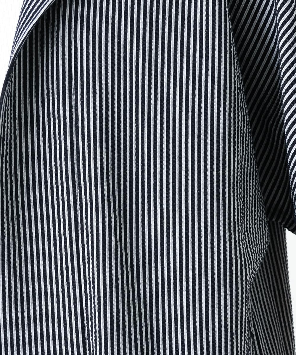 MKCGS57110 MK MICHEL KLEIN HOMME(MKミッシェルクランオム) ボタンレスフードカーディガン ネイビー(57)