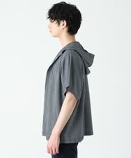 MKCGS57110 MK MICHEL KLEIN HOMME(MKミッシェルクランオム) ボタンレスフードカーディガン ネイビー(57)