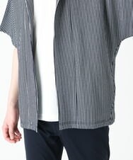 MKCGS57110 MK MICHEL KLEIN HOMME(MKミッシェルクランオム) ボタンレスフードカーディガン ネイビー(57)