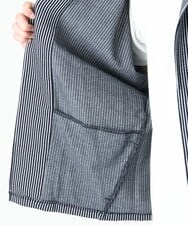 MKCGS57110 MK MICHEL KLEIN HOMME(MKミッシェルクランオム) ボタンレスフードカーディガン ネイビー(57)