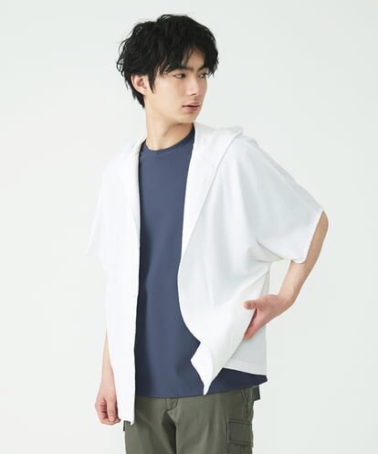 MKCGS57110 MK MICHEL KLEIN HOMME フードカーディガン