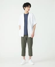 MKCGS57110 MK MICHEL KLEIN HOMME(MKミッシェルクランオム) ボタンレスフードカーディガン ホワイト(90)