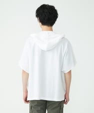 MKCGS57110 MK MICHEL KLEIN HOMME(MKミッシェルクランオム) ボタンレスフードカーディガン ホワイト(90)
