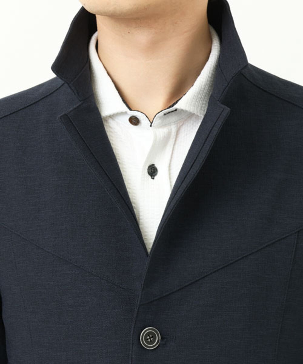 MKCGS60220 MK MICHEL KLEIN HOMME(MKミッシェルクランオム) ドライストレッチジャケット ネイビー(57)