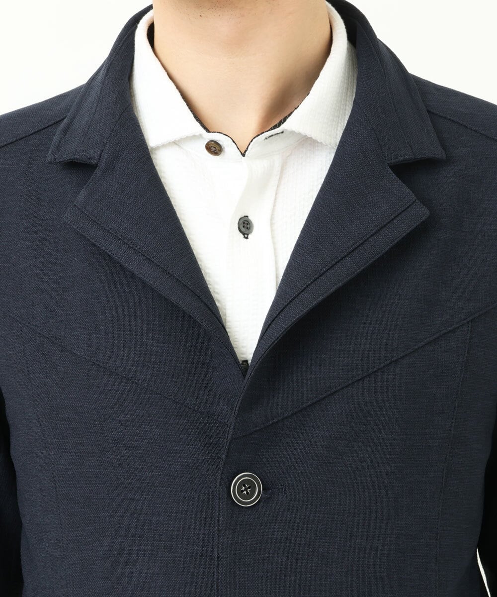 MKCGS60220 MK MICHEL KLEIN HOMME(MKミッシェルクランオム) ドライストレッチジャケット ネイビー(57)