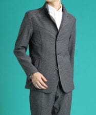 MKCGS60220 MK MICHEL KLEIN HOMME(MKミッシェルクランオム) ドライストレッチジャケット ダークグレー(93)