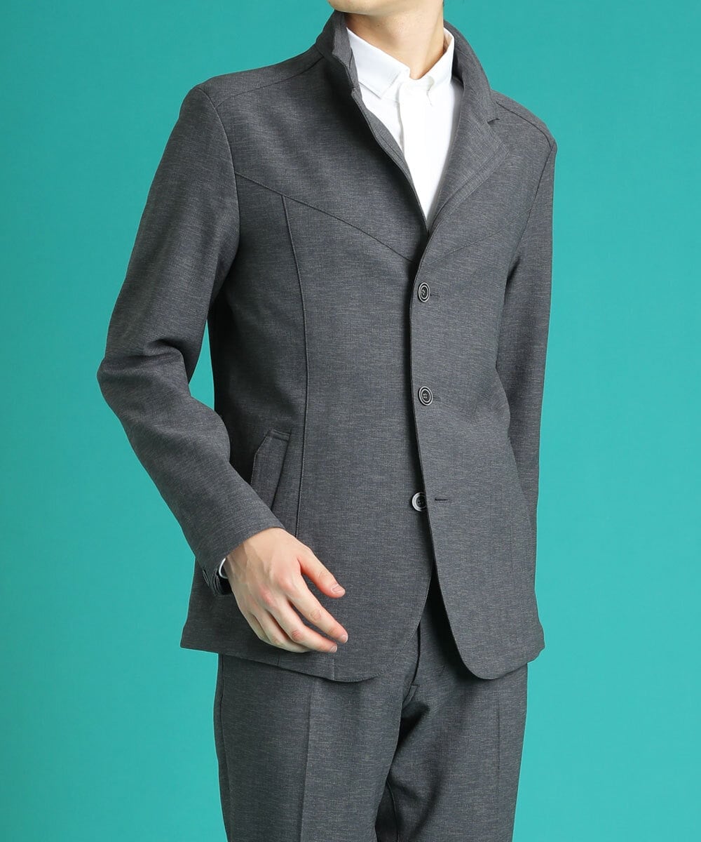 MKCGS60220 MK MICHEL KLEIN HOMME(MKミッシェルクランオム) ドライストレッチジャケット ダークグレー(93)
