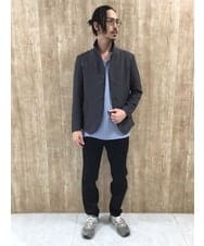 MKCGS60220 MK MICHEL KLEIN HOMME(MKミッシェルクランオム) ドライストレッチジャケット ダークグレー(93)