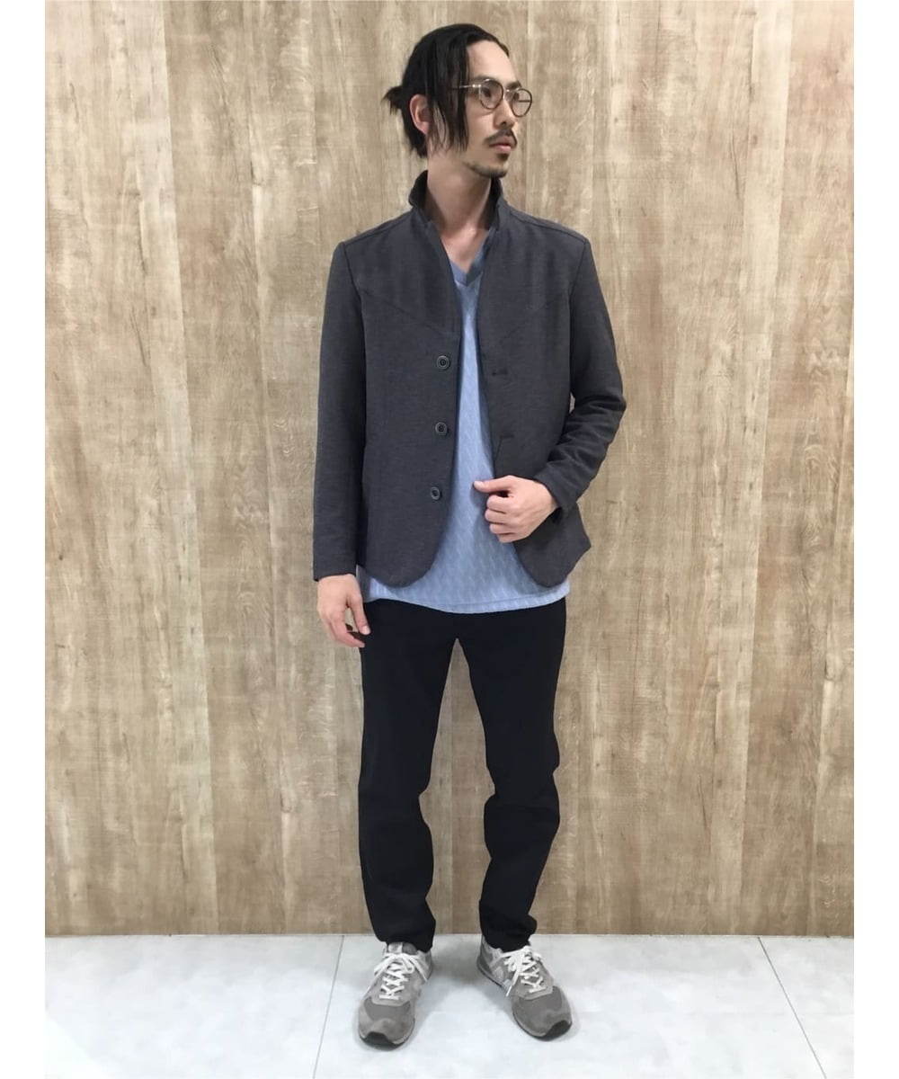 MKCGS60220 MK MICHEL KLEIN HOMME(MKミッシェルクランオム) ドライストレッチジャケット ダークグレー(93)