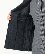 MKCGS64150 MK MICHEL KLEIN HOMME(MKミッシェルクランオム) リネンワッシャー / スタンドカーディガン  ネイビー(57)