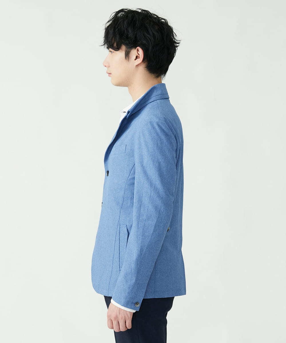 MKCGS65220 MK MICHEL KLEIN HOMME(MKミッシェルクランオム) 【DOT AIR】 2WAYメッシュジャケット ブルー(55)