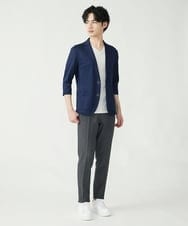 MKCGS67150 MK MICHEL KLEIN HOMME(MKミッシェルクランオム) シルケットジャケット ネイビー(57)