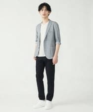 MKCGS67150 MK MICHEL KLEIN HOMME(MKミッシェルクランオム) シルケットジャケット グレー(92)