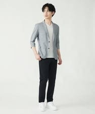 MKCGS67150 MK MICHEL KLEIN HOMME(MKミッシェルクランオム) シルケットジャケット グレー(92)