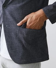 MKCGS70180 MK MICHEL KLEIN HOMME(MKミッシェルクランオム) ドライメッシュジャケット ダークグレー(93)