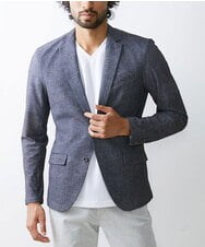 MKCGS70180 MK MICHEL KLEIN HOMME(MKミッシェルクランオム) ドライメッシュジャケット ダークグレー(93)