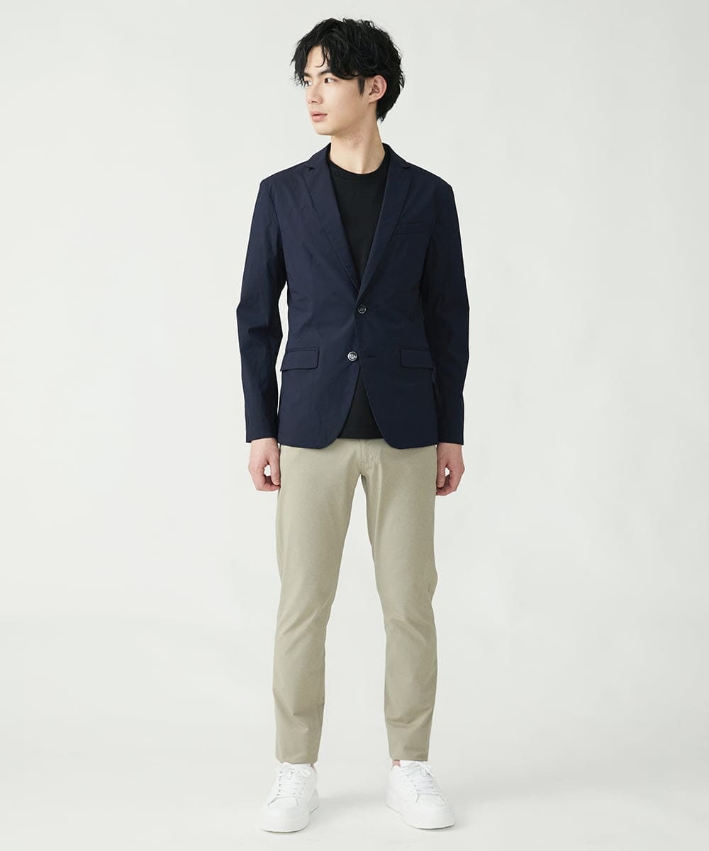 MKCGS76180 MK MICHEL KLEIN HOMME(MKミッシェルクランオム) 【DRY NYLON】 セットアップジャケット ネイビー(57)