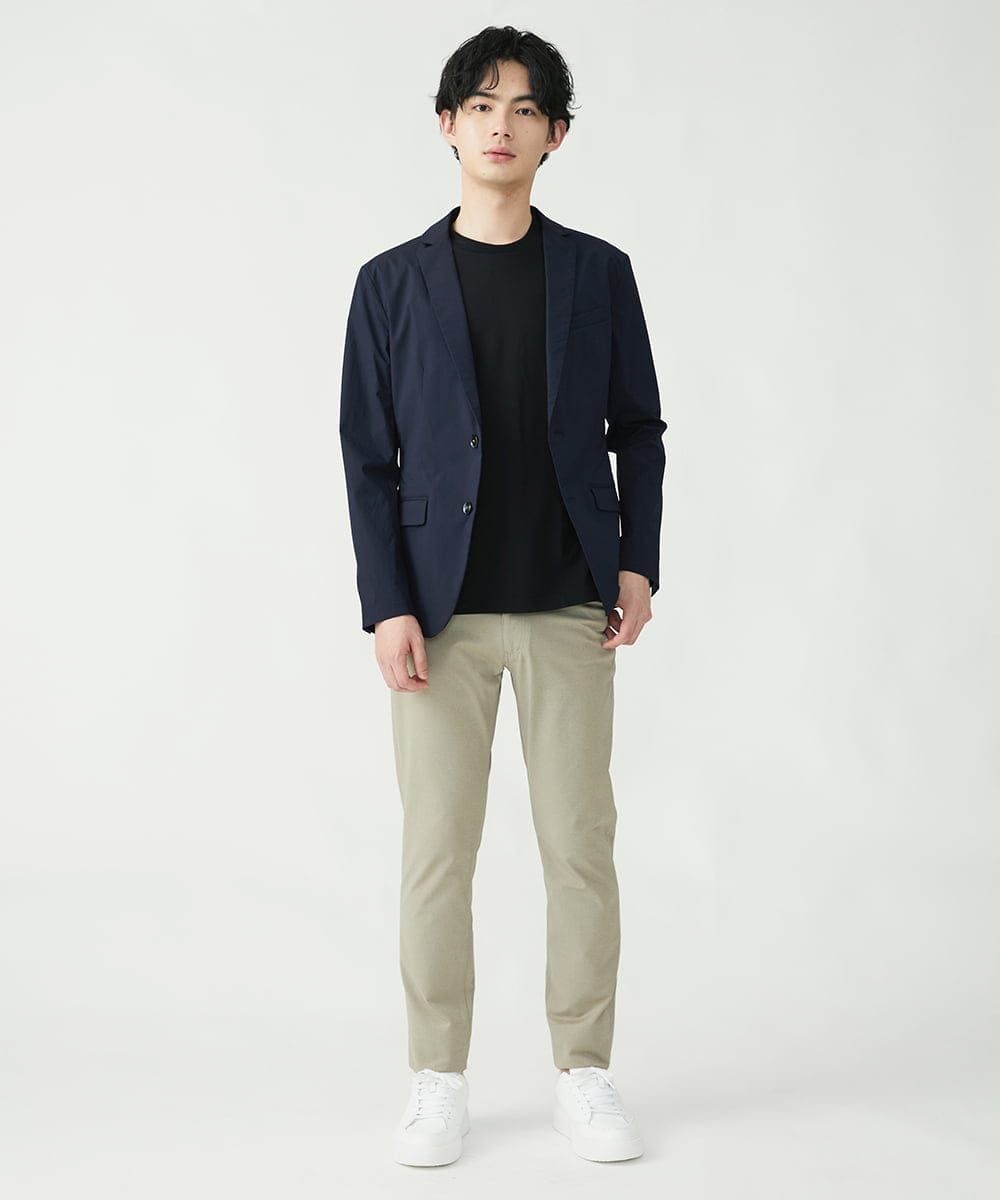 MKCGS76180 MK MICHEL KLEIN HOMME(MKミッシェルクランオム) 【DRY NYLON】 セットアップジャケット ネイビー(57)