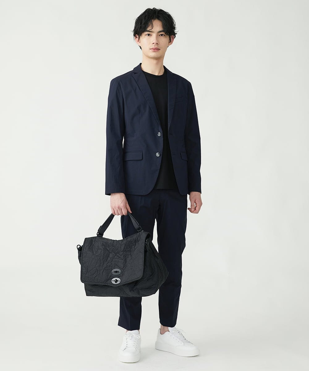 MKCGS76180 MK MICHEL KLEIN HOMME(MKミッシェルクランオム) 【DRY NYLON】 セットアップジャケット ネイビー(57)