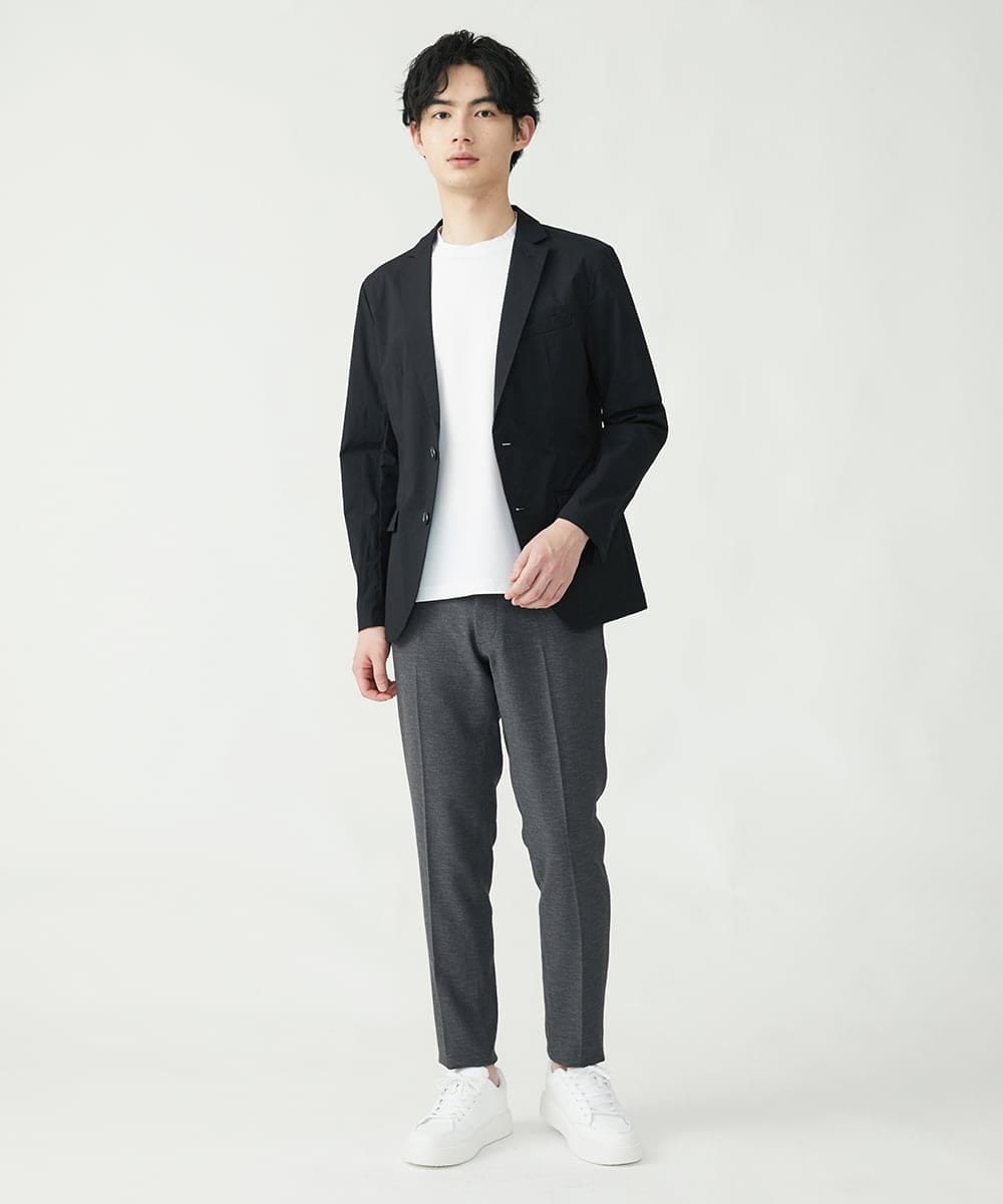 MKCGS76180 MK MICHEL KLEIN HOMME(MKミッシェルクランオム) 【DRY NYLON】 セットアップジャケット ブラック(94)