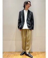 MKCGS76180 MK MICHEL KLEIN HOMME(MKミッシェルクランオム) 【DRY NYLON】 セットアップジャケット ブラック(94)